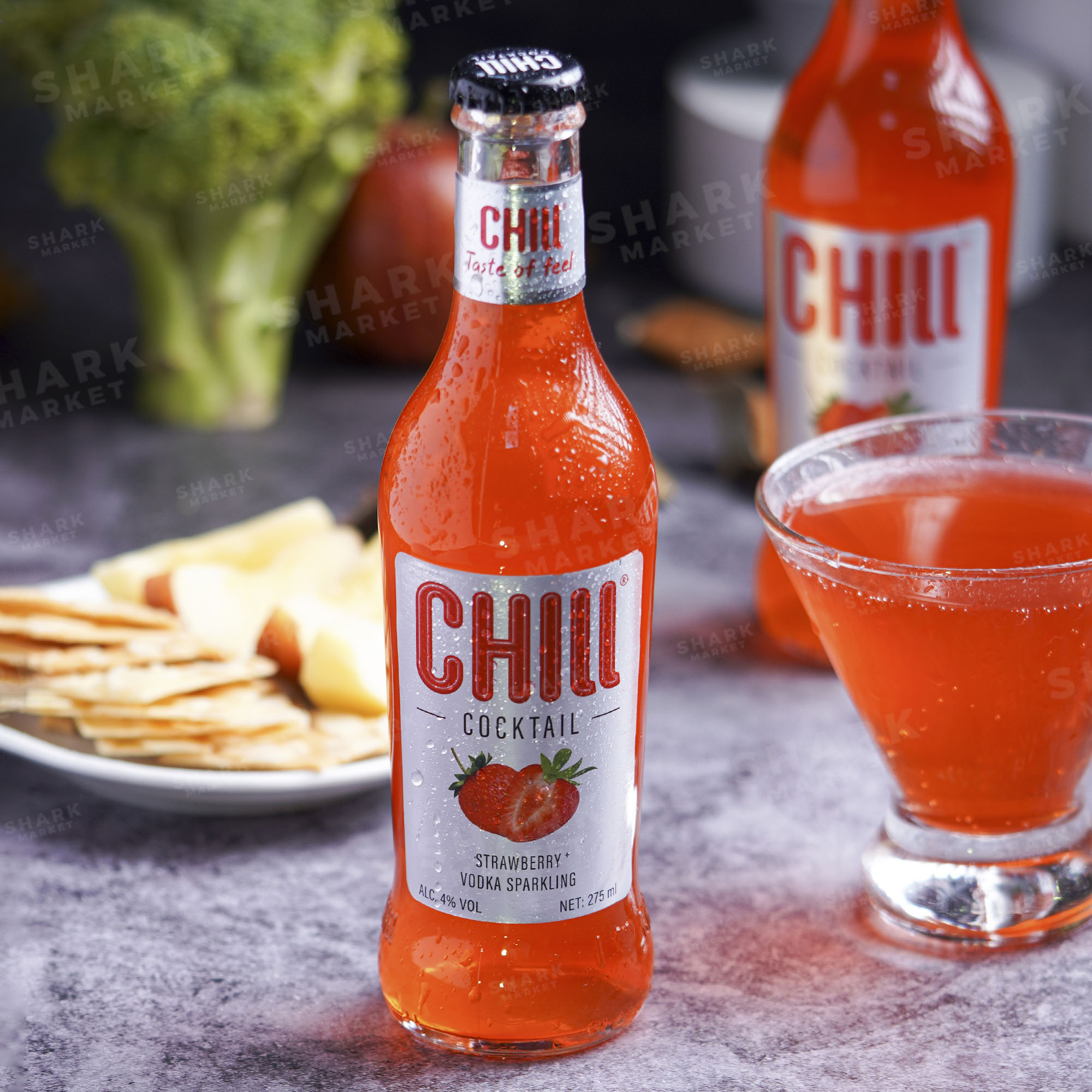 N C Tr I C Y L N Men Chill Original Strawberry Vodka Cocktail Ml