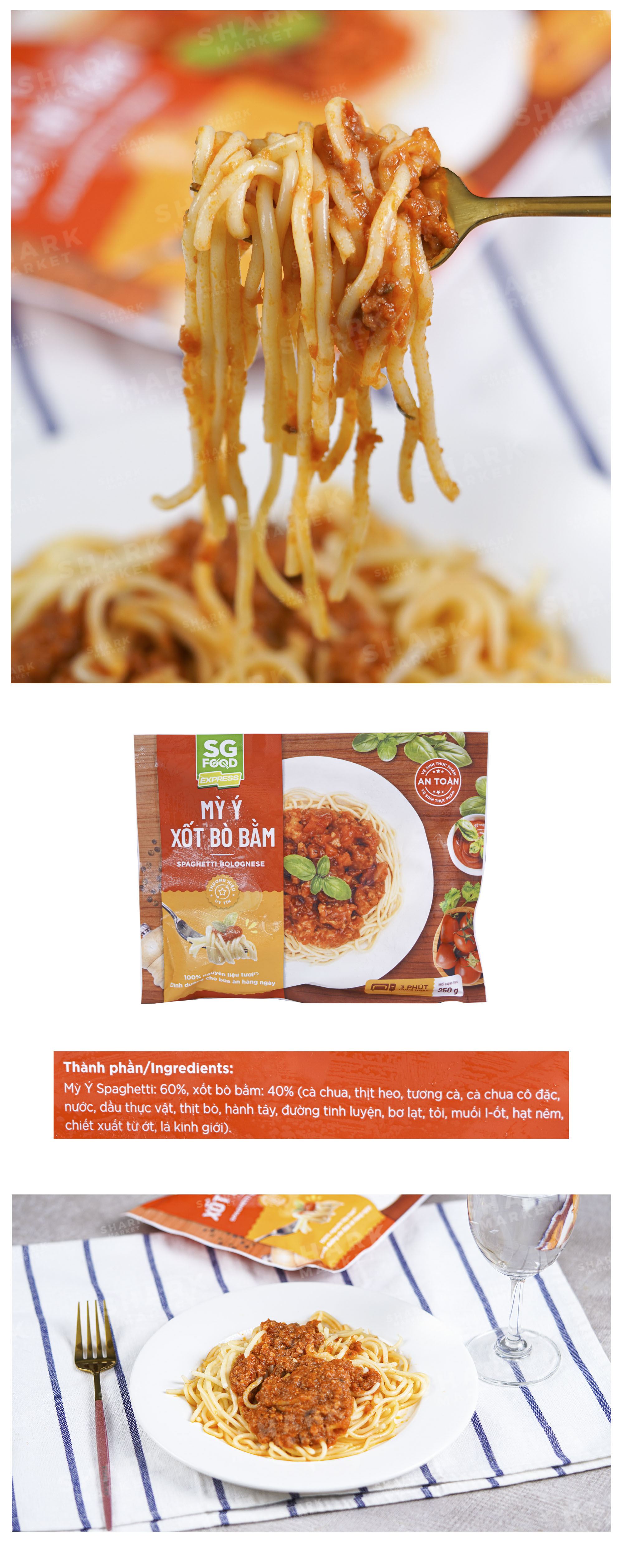 [SG Food] Spaghetti Bolognese 250 G